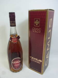 【B】未開栓★古酒 CAMUS COGNAC GRAND V.S.O.P. ブランデー コニャック カミュ 40％ 700ml 洋酒 外箱つき 現状 60