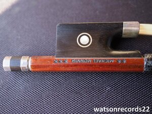 Stamped “＊＊MICHAEL MONNING＊＊＊”violin bow