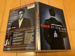 ポール・マッカートニー「back in the u.s.」コンサートフィルム　dvd