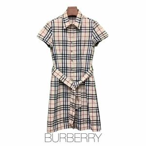 BURBERRY ,LONDON ,バーバリー ,ワンピース ,シャツワンピース ,半袖 ,Mサイズ