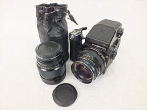 ♪ ZENZA BRONICA ゼンザブロニカ ETR 中判カメラ MC 1:2.8 50mm MC 1:4 150mm 中古 現状品 241007M4307