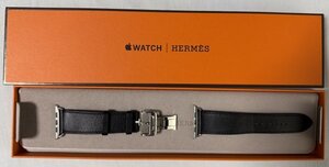 即決！美品エルメスApple Watch Herms シンプルトゥール ディプロイアントバックル 44/45/46 mm、￥94,800、ブラック