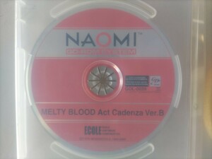 SEGA NAOMI GD-ROM SYSTEM MELTY BLOOD Act Cadenza Ver.B