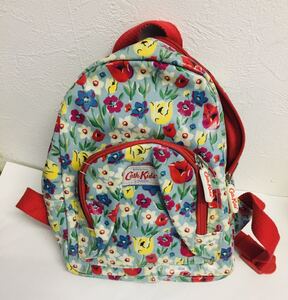 中古 Cath Kidston キャスキッドソン 花柄 リュック キッズ用　211025