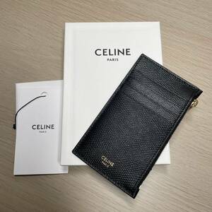 CELINE ジップ付きコンパクト カードホルダー フラグメントケース