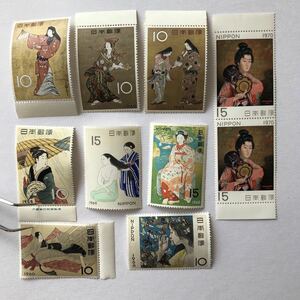 日本切手 1958～1970年 美人画 10枚