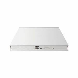 【新品】エレコム DVDドライブ/USB2.0/薄型/オールインワンソフト付/ホワイト LDR-PMK8U2VWH