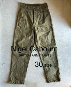 Nigel Cabourn ナイジェルケーボン BritishArmyPants ブリティッシュアーミーパンツ カーゴパンツ 30 ミリタリー