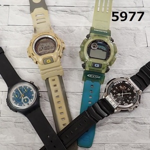 ■AC-5977◆G-SHOCK CASIO DUR200　スウォッチなど　腕時計　メンズ　デジタル　まとめ売り　G-LIDE　ノーチェック現状 20250116