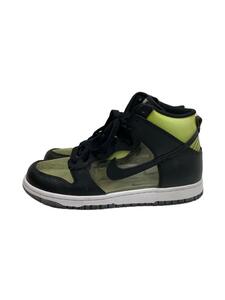 NIKE◆DUNK HIGH PREMIUM BLACK/25cm/GRN