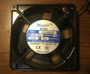 FAN ファン 冷却ファン ACファン Maxair BT220#AC FAN#空冷ファン#冷却ファン#換気冷却#ブロワ