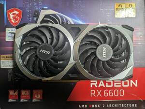 MSI Radeon RX 6600　MECH 2X 8G