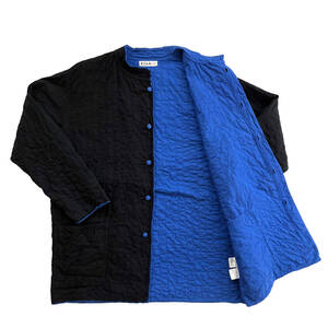 【Vintage】ASHA BY MDS バンドカラージャケット M 刺し子 ISSEY MIYAKE イッセイ・ミヤケ