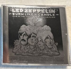 シルバー・ジャケ！ゴールド4CD！LED ZEPPELIN /レッド・ツェッペリン / BURN LIKE A CANDLE / THE FORUM INGLEWOOD 1972 / EMPRESS VALLEY