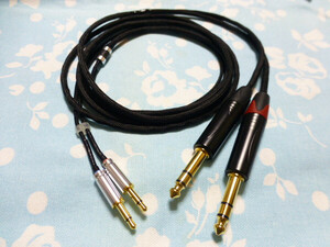 SONY MDR-Z7 Z1R T3-01 03 HiFiMAN 102SSC 八芯 ブレイド編 200cm 長め 6.3mm ×2 TEAC UD-503 505 ADI-2 Pro ( MYTEK Digital 対応可