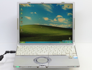 Panasonic Let’s note CF-W5KC4AXS/CoreSolo U1300(1.06GHz)/512MBメモリ/HDD60GB/DVD/WindowsXP Professional SP2 #1121