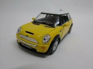 KINSMART ダイキャストミニカー MINI Cooper S ミニクーパー 1/28 イエロー