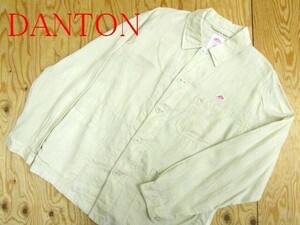 ★ダントン DANTON★メンズ ステンカラーデザイン リネンジャケット★R60616020A