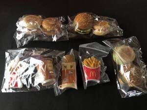 マクドナルドハンバーガー フードストラップ 食品サンプル フィギュアセット