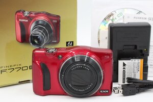 ＜＜化粧箱付き！！＞＞【良品】FUJIFILM 富士フイルム FinePix F770EXR レッド 1600万画素 EXR-CMOS 広角24mm光学20倍 #LE2024775