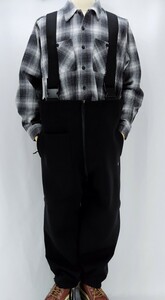 BLUCO WORK GARMENT/ブルコ 145-43-002/BONDING KNIT OVERALL カラー(BLK)サイズXL.新品.税込価格.送料無料.