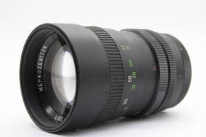 【訳あり品】 Meprozeniton 135mm F2.8 M42マウント レンズ v5547