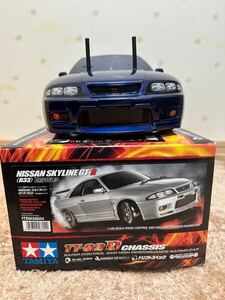 タミヤ TAMIYA 電動RC スカイライン GT-R33 4WDレーシングカー ラジコン ストリート　(TT-02Dシャーシ) おまけ付き