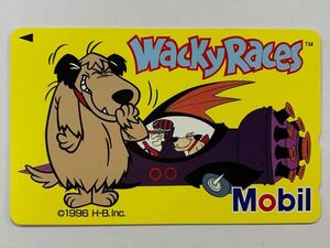 ★50度数テレカ Wacky Races ケンケン チキチキマシン猛レース Mobil 未使用