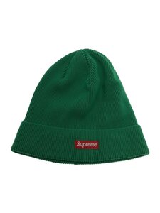 Supreme◆ニットキャップ/-/コットン/GRN/メンズ