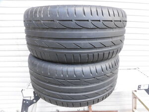 (180-O1) 中古ブリヂストンタイヤPOTENZA S001 245/40R17 91Y 2本セット