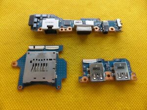 PC部品 CF-QV8、CF-QV9用 スイッチ基板、USB、SDスロット基板　Z881