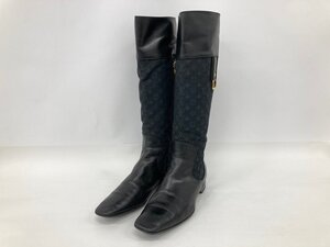 LOUIS VUITTON ルイヴィトン ロングブーツ モノグラム MA0049 サイズ38【DAAGC013】