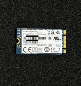 ((使用時間98時・1枚限定！)) SanDisk SSD Z400s 32GB SD8SMAT-032G-1006 NGFF M.2 2280