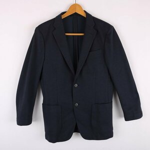 ユニクロ テーラードジャケット メンズ Sサイズ ネイビー UNIQLO