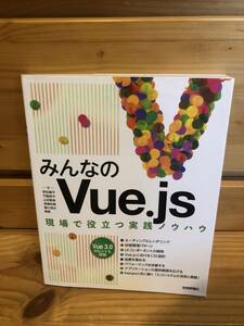 ※送料込※「みんなのVue.js　現場で役立つ実践ノウハウ　野田陽平ほか　技術評論社」古本