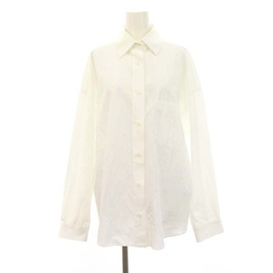 ドゥーズィエムクラス DEUXIEME CLASSE BOYFRIEND SHIRT シャツ ブラウス 長袖 白 ホワイト /SY ■OS レディース