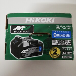 ◆【ジャンク品】1スタ HiKOKI(ハイコーキ) リチウムイオン電池 36V マルチボルト BSL36A18B【ZKD10F-50】