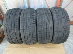 冬1361 ブリヂストン BLIZZAK VRX2 225/45R17 91Q スタッドレスタイヤ 中古 4本 ♪ ブリザック BRIDGESTONE 