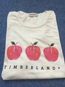 【Ｔシャツ】ティンバーランド　Timberland　半袖　ピンクアップル　クルーネック　ホワイト　未使用