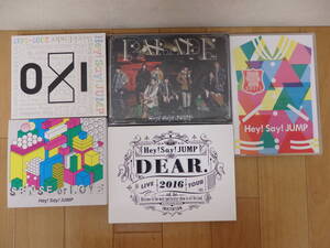 Hey!Say!JUMP / 平成ジャンプ　5点セット　DEAR　PARADE　SENSE or LOVE　I/O　 DVD ジャニーズ　TOUR LIVE 