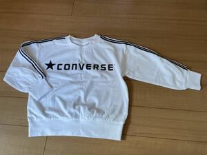 ★未着用新品！converse コンバース☆ラインとロゴがおしゃれ！長袖Tシャツ　スウェット　105☆送料185円★