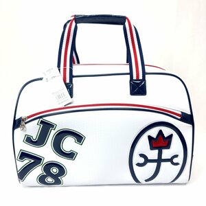 1円/新品★CASTELBAJAC カステルバジャック ボストンバッグ/ショルダーバッグ 2way 7234181302 ホワイト★CASTELBAJAC SPORTS★