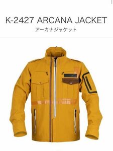 クシタニ　2024年春夏モデル新品K-2427 ARCANA JACKET アーカナジャケット　サイズ　LL カラー　マスタード