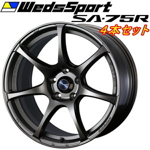 WedsSport SA-75R ホイール4本Set EJブロンズ 7.5-18インチ 5穴/PCD100 インセット+45