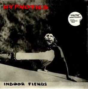 USオリジLP！レア盤 シュリンク付未開封！ Hypnotics / Indoor Fiends 82年【Enigma / ENIGMA 1】Punk Weird People Sick Of Work News