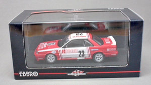 EBBRO エブロ 1/43【43671】NISSAN RICOH SKYLINE GTS-R Gr.A 1988 WHITE / RED