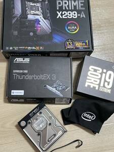 ASUS x299-A i9-9980xe マザーボードCPUセット