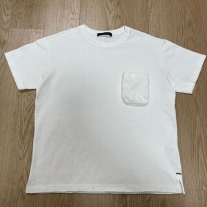 【極美品】LOUIS VUITTON ルイヴィトン 2023年 LV シグネチャー 3D ポケット モノグラム 半袖 Tシャツ size M ホワイト