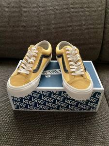 [送料無料] VANS vans バンズ OG Style 36Lx (Suede/Canvas)(Old gold/Black)