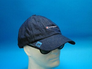 キャップ 使用1回♪チャンピオン Champion メンズ レディース Free Size 紺 Navy 帽子 ボウシ ハット 3644■定形外郵便送料全国一律220円